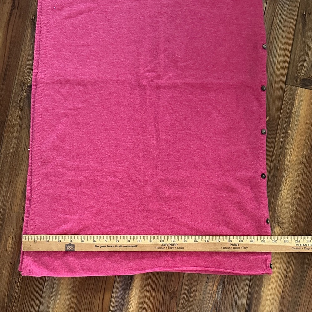 Etcetera Rose Pink Button-Front Wrap - image 4